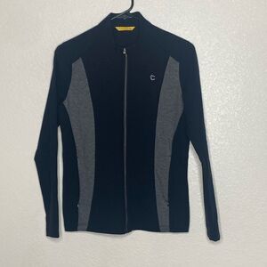 LOUIS CASTEL Women’s Full Zip Black Jacket Size 95